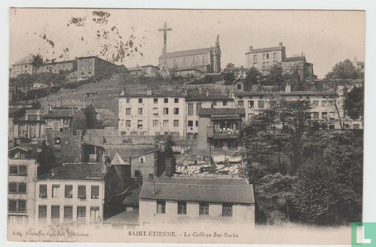 France Loire Saint Etienne La Colline Ste Barbe Postcard - Afbeelding 1