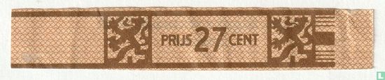 Prijs 27 cent - Agio Sigarenfabriek N.V. Duizel - Afbeelding 1