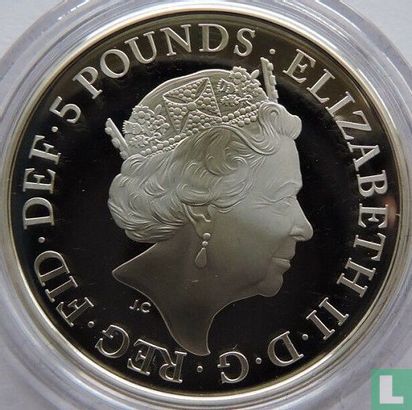 Verenigd Koninkrijk 5 pounds 2018 (PROOF - zilver) "Four generations of Royalty" - Afbeelding 2