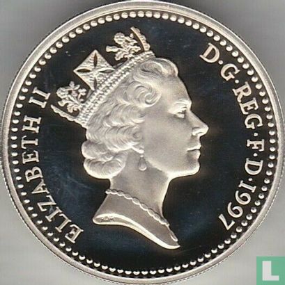 United Kingdom 1 pound 1997 (PROOF - silver) "English lions" - Image 1