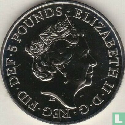 Royaume-Uni 5 pounds 2018 "5th birthday of Prince George of Cambridge" - Image 2