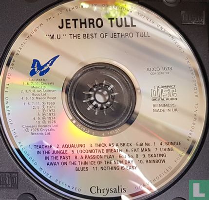 M.U.-The best of Jethro Tull - Afbeelding 2