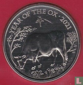 Verenigd Koninkrijk 5 pounds 2021 (folder) "Year of the Ox" - Afbeelding 3