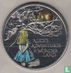 United Kingdom 5 pounds 2021 (folder - coloured) "Alice's adventures in Wonderland" - Image 3