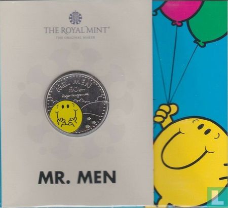 Verenigd Koninkrijk 5 pounds 2021 (folder - gekleurd) "50th anniversary Mr. Men & Little Miss - Mr. Men" - Afbeelding 1