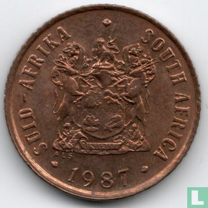 Afrique du Sud 1 cent 1987 - Image 1