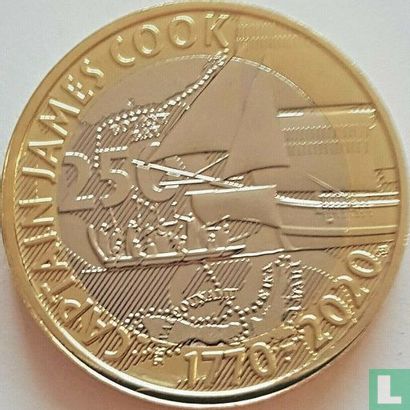 Verenigd Koninkrijk 2 pounds 2020 "250th anniversary of Captain Cook's voyage of discovery" - Afbeelding 1