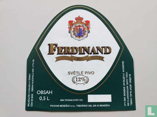 Ferdinand svetle pivo 