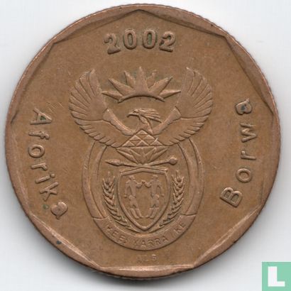 Zuid-Afrika 50 cents 2002 "2003 Cricket World Cup" - Afbeelding 1