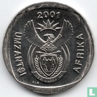 Afrique du Sud 2 rand 2001 - Image 1