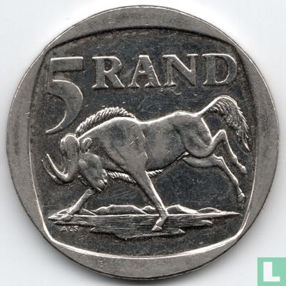 Zuid-Afrika 5 rand 1997 - Afbeelding 2