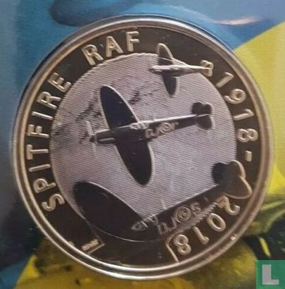 Vereinigtes Königreich 2 Pound 2018 (Folder) "Centenary of the Royal Air Force - Spitfire" - Bild 3