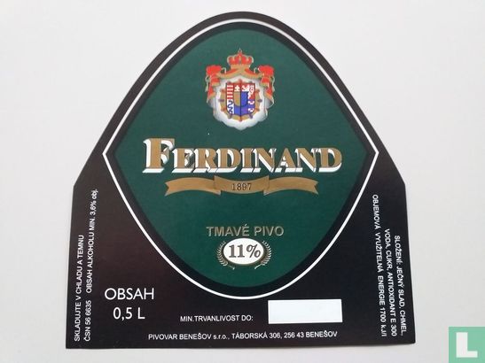 Ferdinand tmave pivo 