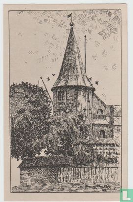 Deutschland Sachsen Plauen Nonnenturm Ueberrest des alten Dominikaner Klosters Postkarte Ansichtskarte Postcard - Bild 1