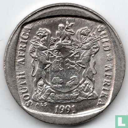 Zuid-Afrika 1 rand 1991 (misslag) - Afbeelding 1