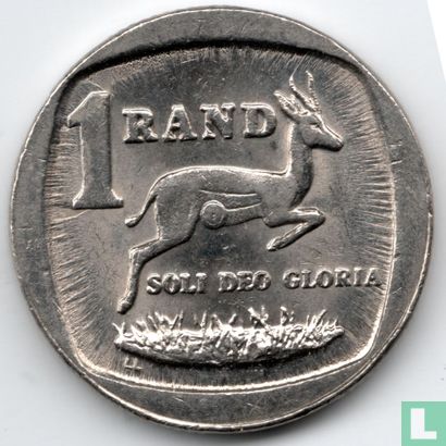 Afrique du Sud 1 rand 1991 (fauté) - Image 2