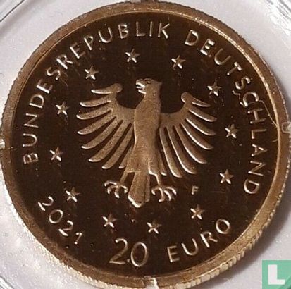 Duitsland 20 euro 2021 (F) "Black woodpecker" - Afbeelding 1