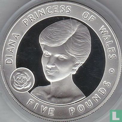 Jersey 5 Pound 2007 (PP) "10th anniversary Death of Diana Princess of Wales" - Bild 2