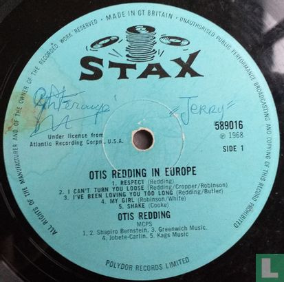 Otis Redding in Europe - Afbeelding 3