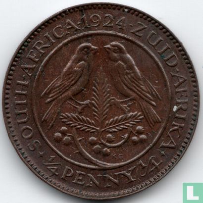Zuid-Afrika ¼ penny 1924 - Afbeelding 1
