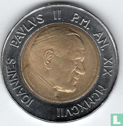 Vatikan 500 Lire 1997 - Bild 1