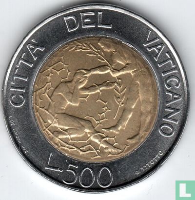 Vaticaan 500 lire 1997 - Afbeelding 2