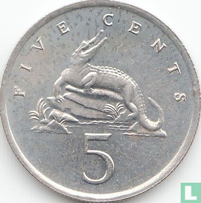 Jamaica 5 cents 1982 (type 1) - Image 2