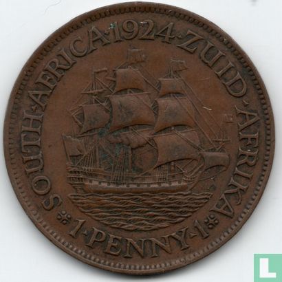 Afrique du Sud 1 penny 1924 - Image 1