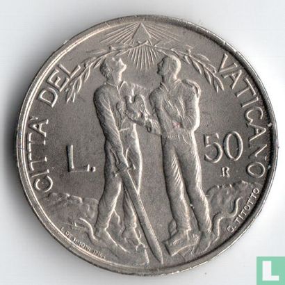 Vaticaan 50 lire 1997 - Afbeelding 2