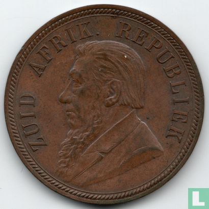 Zuid-Afrika 1 penny 1894 - Afbeelding 2