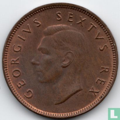 Afrique du Sud ½ penny 1950 - Image 2