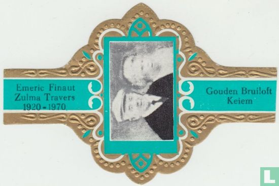 Emeric Finaut Zulma Travers 1920-1970 - Gouden Bruiloft Keiem - Bild 1