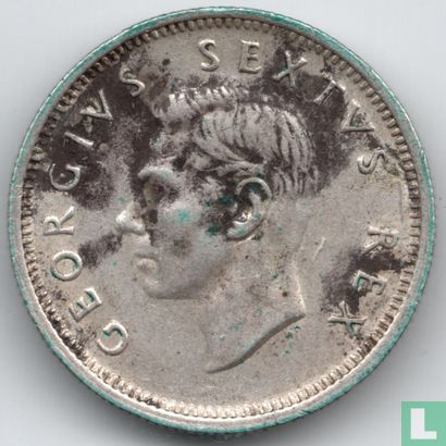 Afrique du Sud 6 pence 1948 - Image 2