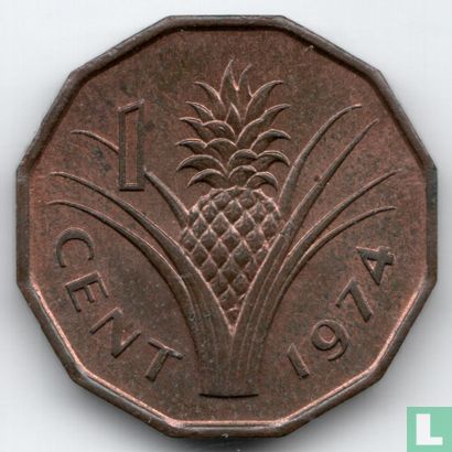 Swaziland 1 cent 1974 - Image 1
