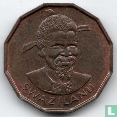Swaziland 1 cent 1974 - Image 2
