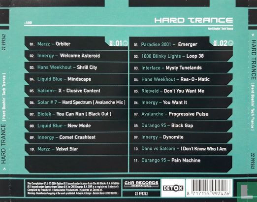 Hard Trance - Hard Boshin' Tech Trance - Bild 2