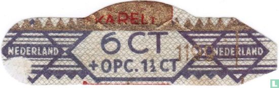 Karel I 6 ct + Opc. 1 1/2 1199 - (Nederland)  - Image 1