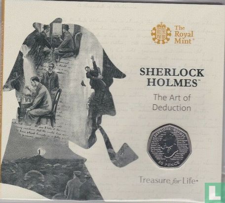 Royaume-Uni 50 pence 2019 (folder) "Sherlock Holmes" - Image 1