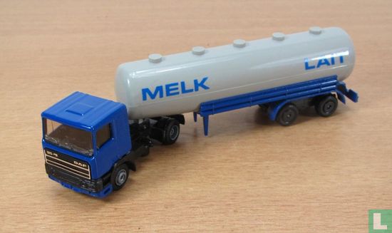 DAF 95 Tankoplegger 'Melk Lait Milch Milk' - Afbeelding 2