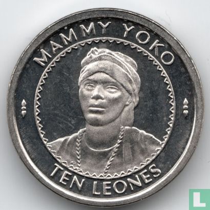 Sierra Leone 10 leones 1996 - Image 2