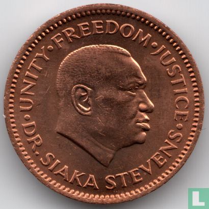 Sierra Leone ½ cent 1980 - Afbeelding 2