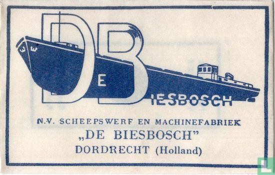 N.V. Scheepswerf en Machinefabriek "De Biesbosch" - Afbeelding 1