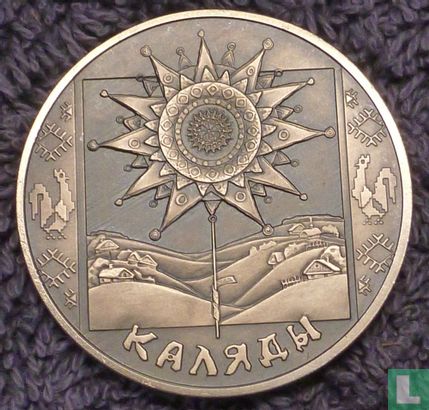 Weißrussland 1 Rubel 2004 "Kalyady" - Bild 2