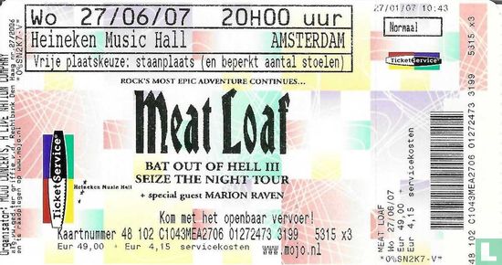 Meat Loaf Bat out of Hell III Seize the Night Tour - Afbeelding 1