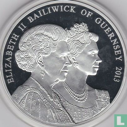 Guernsey 10 pounds 2013 (PROOF) "60 years Coronation of Queen Elizabeth II" - Image 2