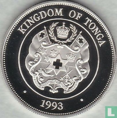 Tonga 1 pa'anga 1993 (BE) "40th anniversary Coronation of Queen Elizabeth II" - Image 2