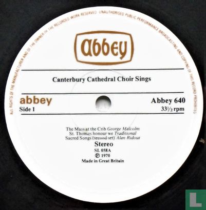 Canterbury Cathedral Choir sings ... - Afbeelding 3