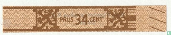 Prijs 34 cent - Agio Sigarenfabrieken N.V. Duizel - Bild 1