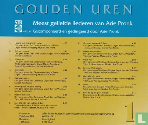 Meest geliefde liederen van Arie Pronk - Image 2