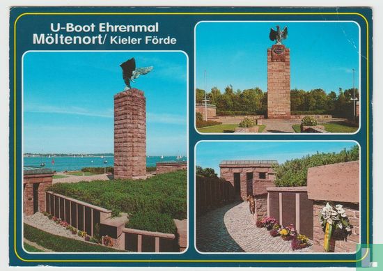 U-Boot Ehrenmal Möltenorter Kieler Förde Postkarte Ansichtskarte Postcard - Bild 1